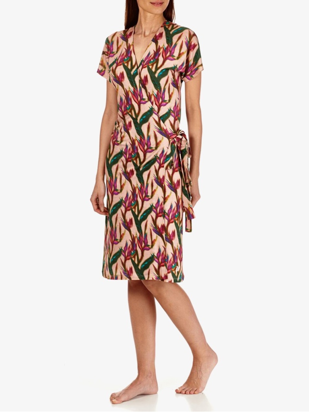 Vilebrequin Kadin Felicia bird of paradise wrap dress 6